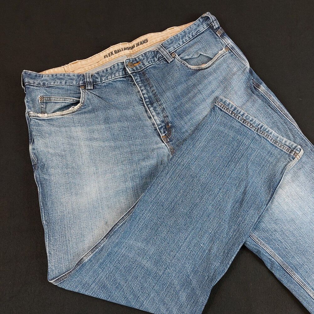 Duluth Flex Ballroom Relaxed Fit Jeans Men's 42x32 (Fit 41x30) Blue Workwear